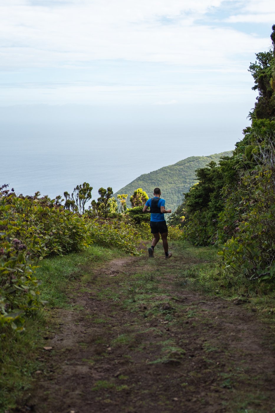 Corrida em trilho nos Açores
